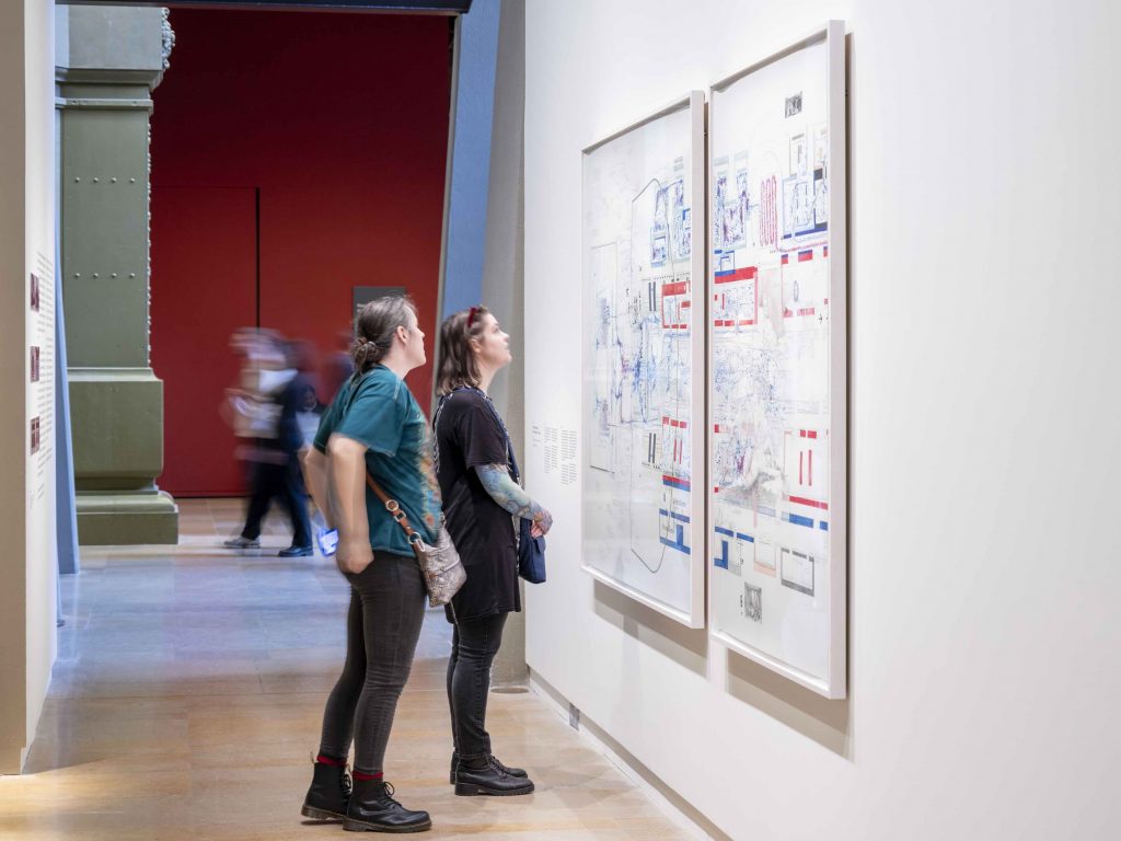 Larissa Fassler, Musée d'Orsay, Paris (FR), 2025, "État des Lieux", Exhibition view, Photo : © Laëtitia STRIFFLING
