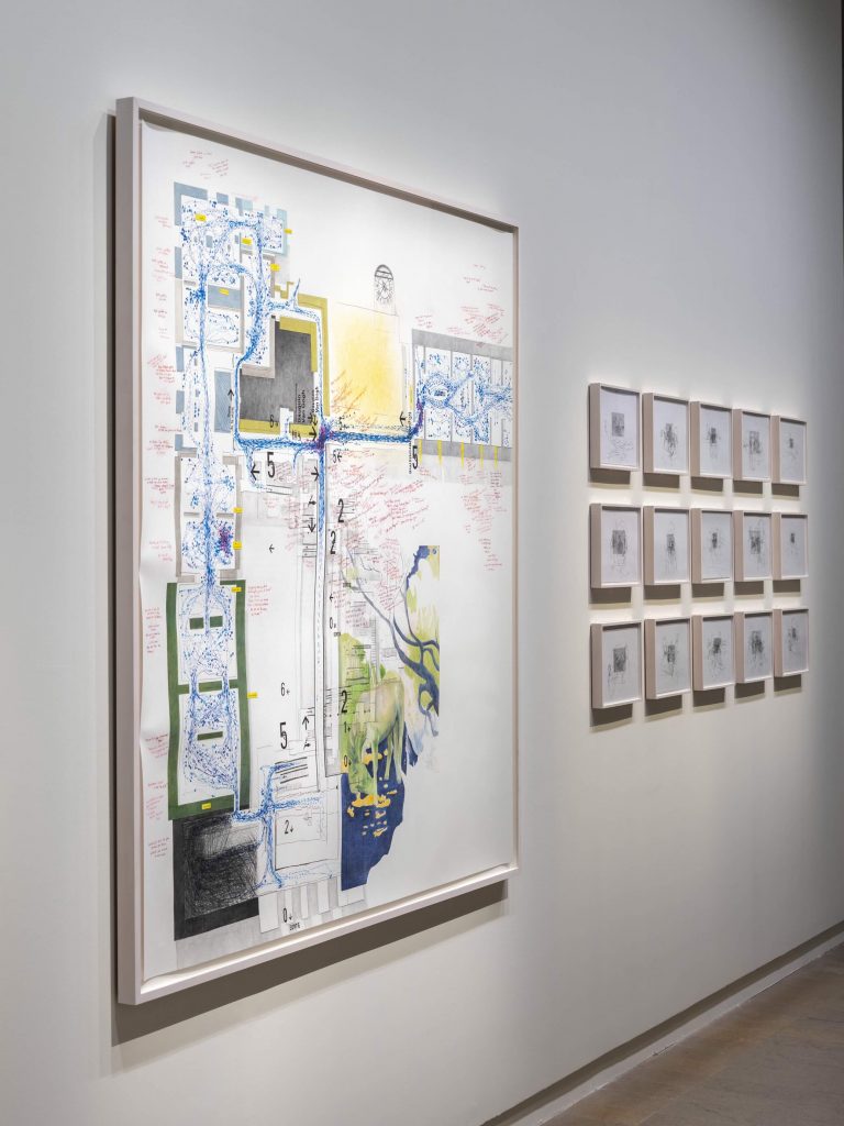 Larissa Fassler, Musée d'Orsay, Paris (FR), 2025, "État des Lieux", Exhibition view, Photo : © Laëtitia STRIFFLING