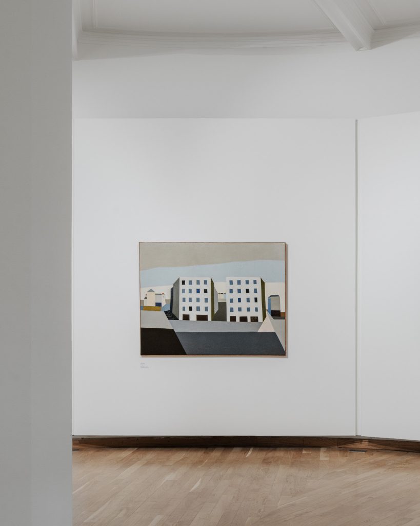 Vera Pagava, TBC Bank, Tbilisi (GEO), 2023, Exhibition view, "Silent Cities"