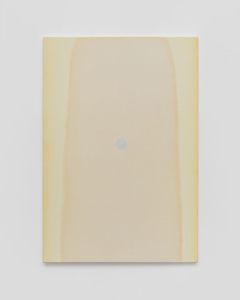 Vincent Beaurin, Tableau Faisceau #6, 2024, Oil on canvas, aluminum stretcher, 130 x 89 cm