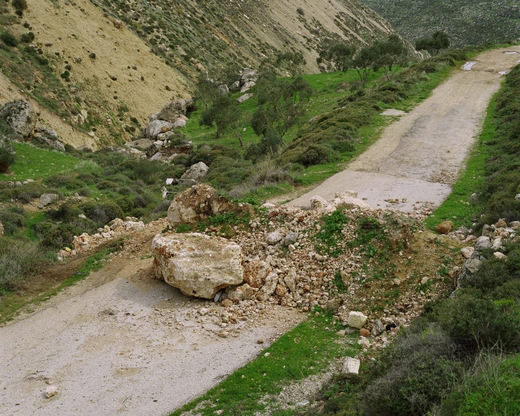 Sophie Ristelhueber, WB #7, 2005, Color silver gelatin print mounted on aluminum, framed, 120 x 150 cm